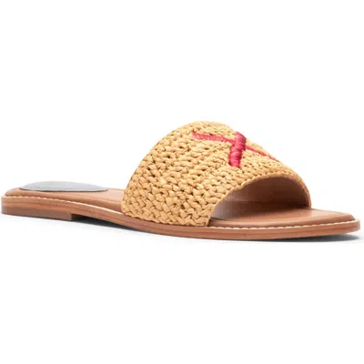 Frances Valentine Xo Slide Sandal In Neutral