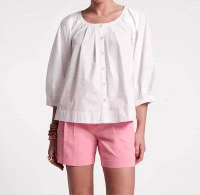 FRANCES VALENTINE ZOE TOP IN WHITE