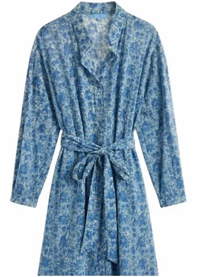 Francesca Bicchi Women's Blockprint Milan Dress In Blue