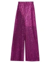 Francesca Conoci Woman Pants Fuchsia Size 6 Polyester In Pink