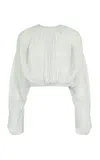 Francesca Miranda Aire Silk Top In White