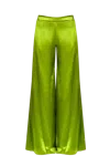 Francesca Miranda Anderson Silk Pants In Green