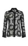 Francesca Miranda Arena Embroidered Silk Blouse