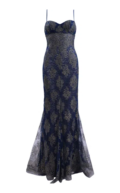 Francesca Miranda Bruma Maxi Dress In Blue