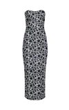 Francesca Miranda Cassata Denim Dress In Black