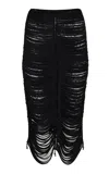 Francesca Miranda Danielle Silk Midi Handmade Skirt