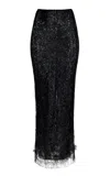 Francesca Miranda Dark Siren Lace Maxi Skirt