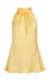Francesca Miranda Erden Yellow Silk Blouse