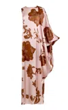 Francesca Miranda Floral Wind Silk Maxi Dress