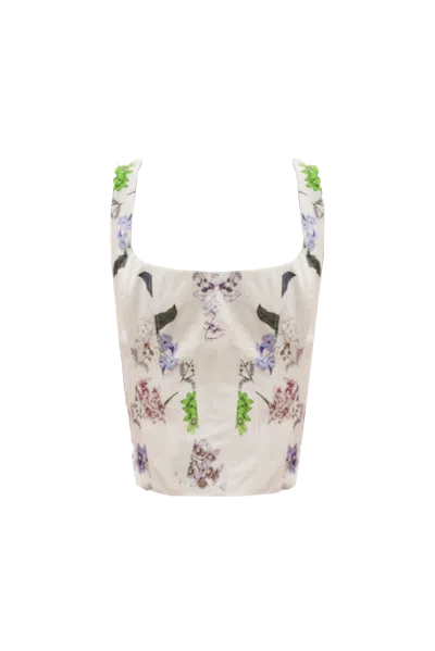 Francesca Miranda Gelato Corset Top In Multi Color
