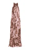 Francesca Miranda Ivy Pink Silk Dress