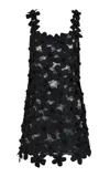 Francesca Miranda Jardin Negro Silk Mini Dress