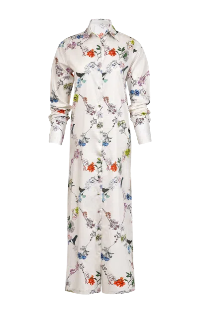 Francesca Miranda Menta Long Dress In Multi Color