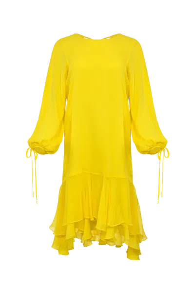 Francesca Miranda Mika Mini Dress In Yellow