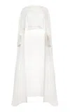 Francesca Miranda Mist Sheer Silk Top With Cloud Bralette In White
