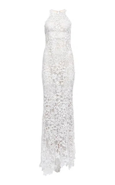 Francesca Miranda Primrose Cotton Hand-crocheted Maxi Dress In White