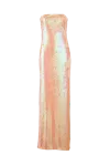 Francesca Miranda Women's Puesta Del Sol Sequin Maxi Dress In Smoke Grey