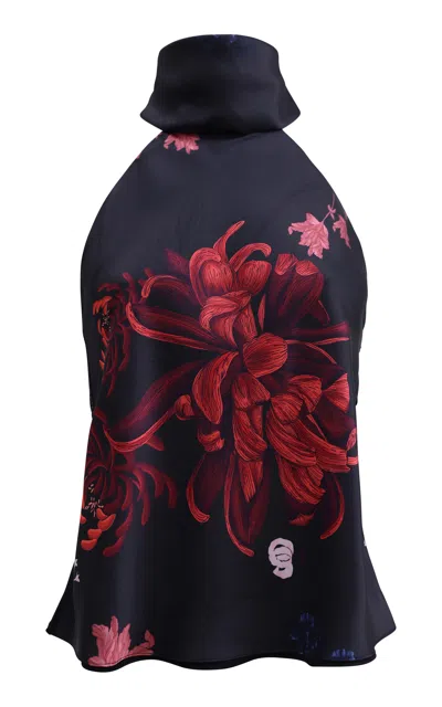 Francesca Miranda Rita Silk Blouse In Pink