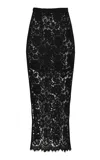 Francesca Miranda Siena Cotton Lace Maxi Skirt In Black