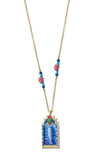 Francesca Villa 18k Yellow Gold And Titanium Secret Dreams Pendant