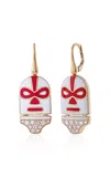 Francesca Villa 18k Yellow Gold Lunchadores; The Diamond Destroyer; Earrings In Multi