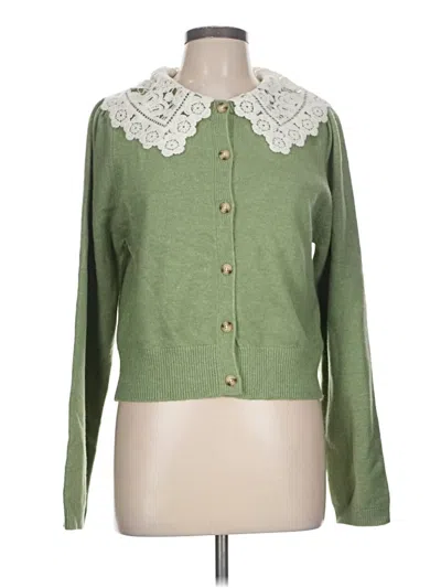 Francesca's Cardigan Sweater In Green