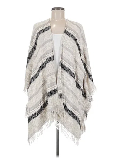 Pre-owned Francesca's Cardigan Sweater In Ivory