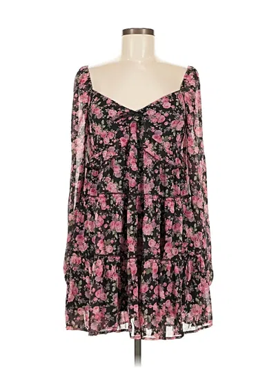 Pre-owned Francesca's Casual Dress In Black