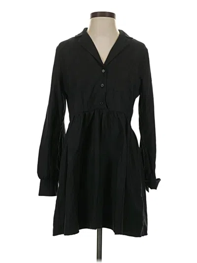 Pre-owned Francesca's Casual Dress In Black