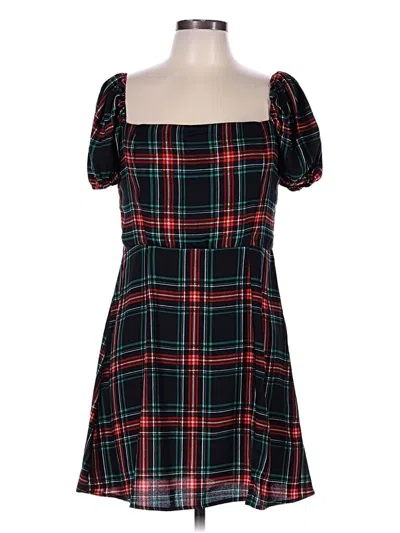 Pre-owned Francesca's Casual Dress In Black