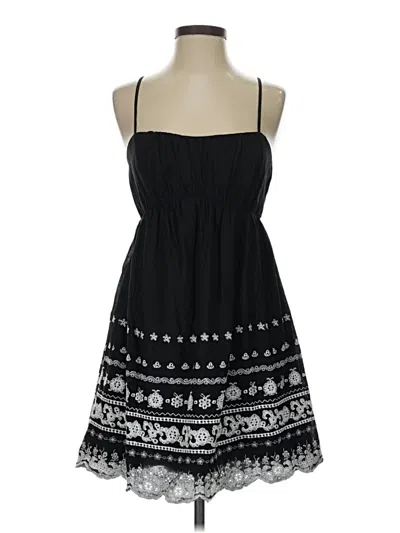 Pre-owned Francesca's Casual Dress In Black