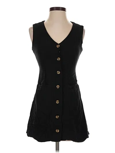 Pre-owned Francesca's Casual Dress In Black