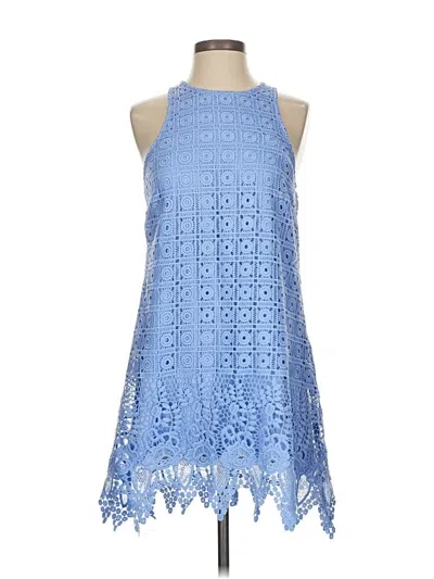 Pre-owned Francesca's Casual Dress In Blue