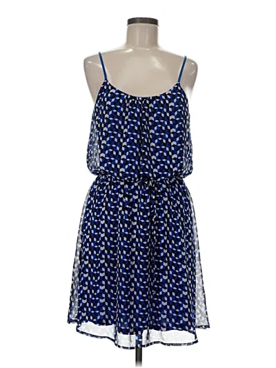Pre-owned Francesca's Casual Dress In Blue