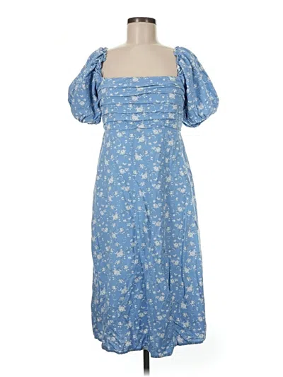 Pre-owned Francesca's Casual Dress In Blue
