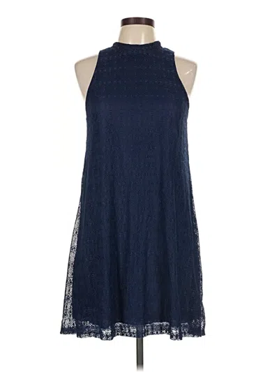 Pre-owned Francesca's Casual Dress In Blue