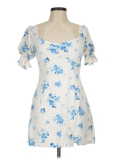 Pre-owned Francesca's Casual Dress In Blue