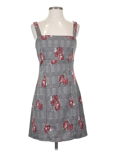 Pre-owned Francesca's Casual Dress In Gray