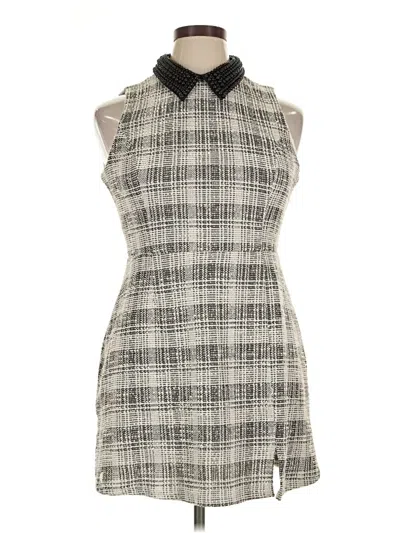 Pre-owned Francesca's Casual Dress In Gray