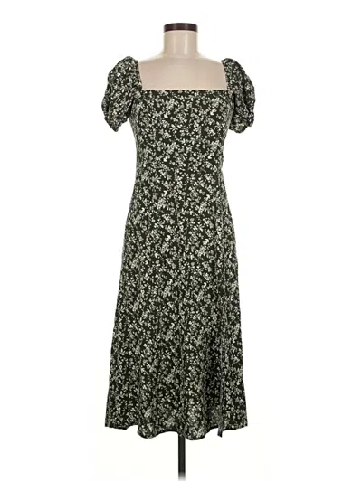 Pre-owned Francesca's Casual Dress In Green