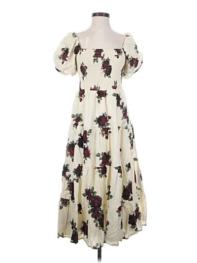 Pre-owned Francesca's Casual Dress In Ivory