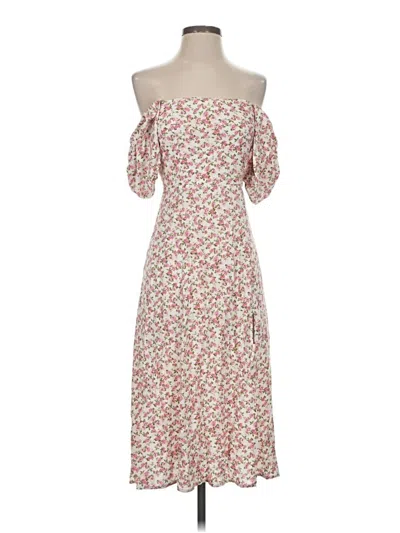 Pre-owned Francesca's Casual Dress In Ivory