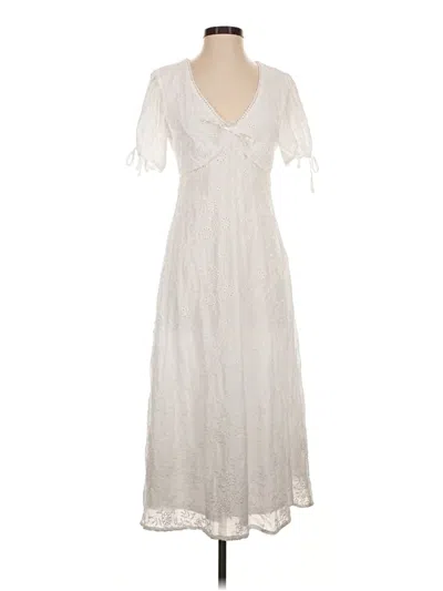 Pre-owned Francesca's Casual Dress In Ivory