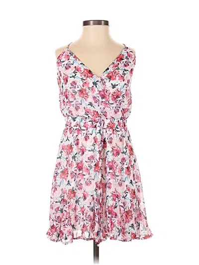 Pre-owned Francesca's Casual Dress In Pink