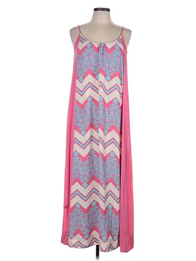 Pre-owned Francesca's Casual Dress In Pink