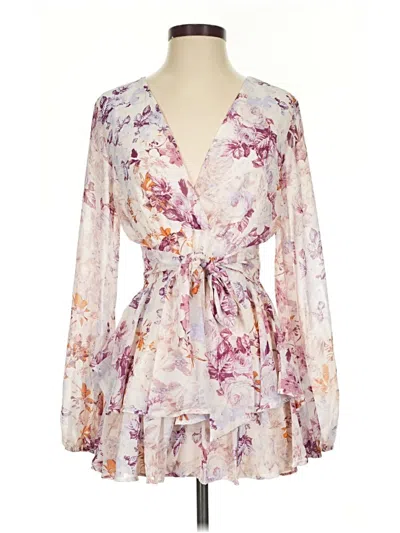 Pre-owned Francesca's Casual Dress In Pink