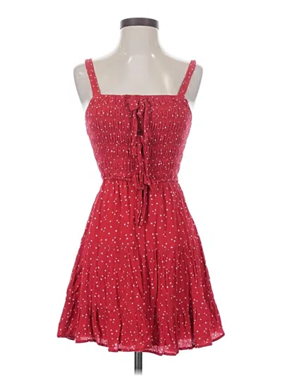 Pre-owned Francesca's Casual Dress In Red