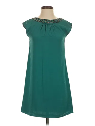 Pre-owned Francesca's Casual Dress In Teal