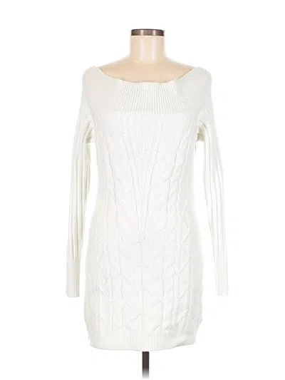 Pre-owned Francesca's Casual Dress In White
