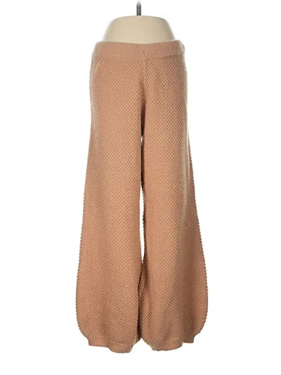 Pre-owned Francesca's Casual Pants In Tan